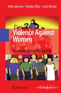Cover image: Violence Against Women 9780387732039