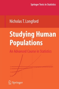 Immagine di copertina: Studying Human Populations 9781441931566