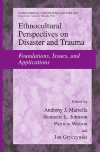صورة الغلاف: Ethnocultural Perspectives on Disaster and Trauma 1st edition 9780387732848