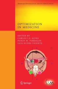 صورة الغلاف: Optimization in Medicine 1st edition 9780387732985