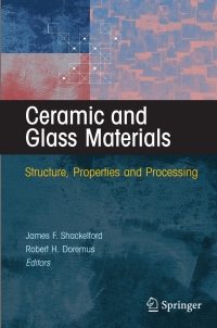 Cover image: Ceramic and Glass Materials 1st edition 9780387733616