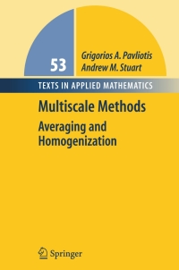 Cover image: Multiscale Methods 9780387738284