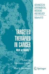 Imagen de portada: Targeted Therapies in Cancer: 1st edition 9780387738970