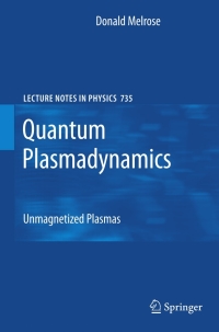 Cover image: Quantum Plasmadynamics 9780387739021