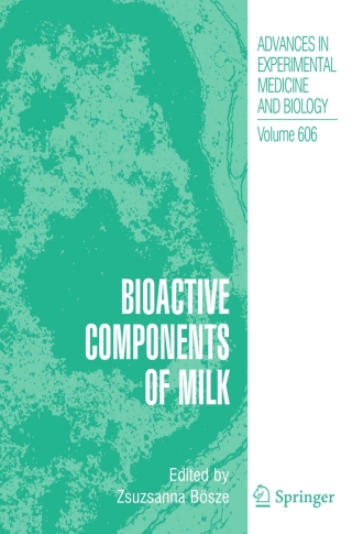 Immagine di copertina: Bioactive Components of Milk 1st edition 9780387740867