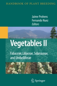 Titelbild: Vegetables II 1st edition 9780387741086