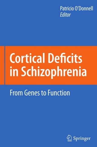 Cover image: Cortical Deficits in Schizophrenia 1st edition 9780387743509