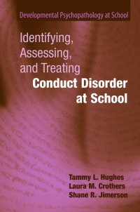 Cover image: Identifying, Assessing, and Treating Conduct Disorder at School 9780387743936