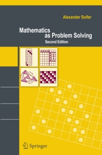 Cover image: Mathematics as Problem Solving 2nd edition 9780387746463