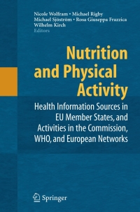 Imagen de portada: Nutrition and Physical Activity 1st edition 9780387748405