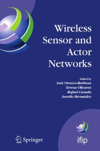 Cover image: Wireless Sensor and Actor Networks 1st edition 9780387748986