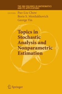 صورة الغلاف: Topics in Stochastic Analysis and Nonparametric Estimation 1st edition 9780387751115