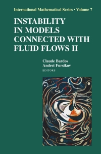 Cover image: Instability in Models Connected with Fluid Flows II 1st edition 9780387752181