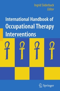 Cover image: International Handbook of Occupational Therapy Interventions 9780387754239