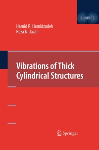 Cover image: Vibrations of Thick Cylindrical Structures 9780387755908
