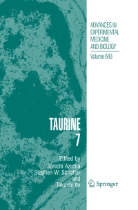 Cover image: Taurine 7 1st edition 9780387756806
