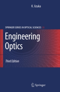 表紙画像: Engineering Optics 3rd edition 9780387757230