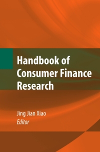 صورة الغلاف: Handbook of Consumer Finance Research 9781441926043