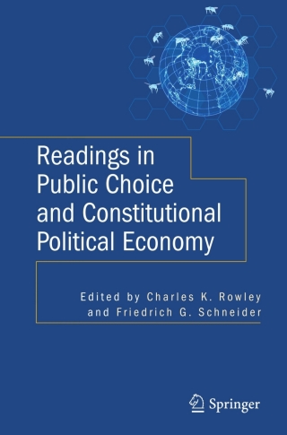 Imagen de portada: Readings in Public Choice and Constitutional Political Economy 9780387745749
