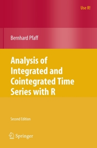 Cover image: Analysis of Integrated and Cointegrated Time Series with R 2nd edition 9780387759661