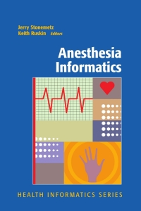 Titelbild: Anesthesia Informatics 9780387764177