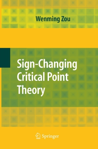 Imagen de portada: Sign-Changing Critical Point Theory 9780387766577