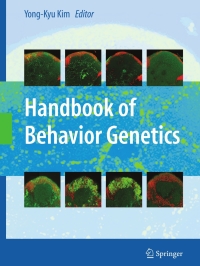 Imagen de portada: Handbook of Behavior Genetics 1st edition 9780387767260