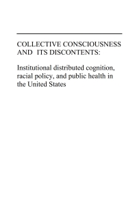Cover image: Collective Consciousness and Its Discontents: 9780387767642