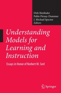 Cover image: Understanding Models for Learning and Instruction: 1st edition 9780387768977