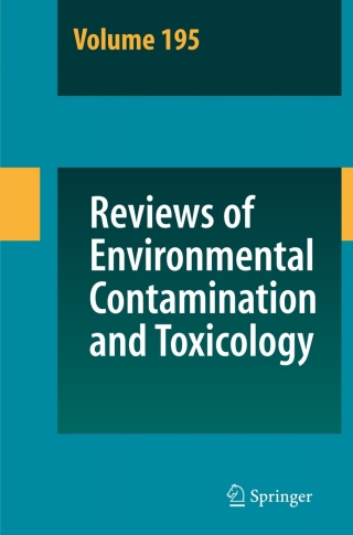 Cover image: Reviews of Environmental Contamination and Toxicology 195 1st edition 9780387770291