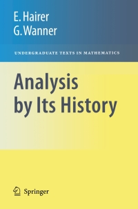 Titelbild: Analysis by Its History 9780387945514