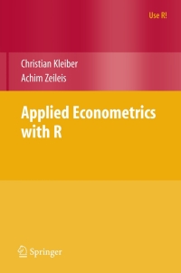Cover image: Applied Econometrics with R 9780387773162