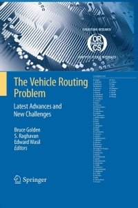 Imagen de portada: The Vehicle Routing Problem: Latest Advances and New Challenges 1st edition 9780387777771