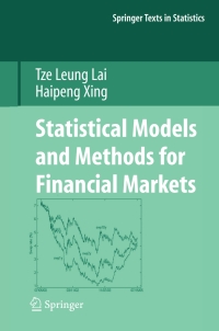 Cover image: Statistical Models and Methods for Financial Markets 9780387778266