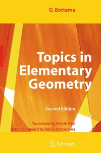 Cover image: Topics in Elementary Geometry 2nd edition 9780387781303