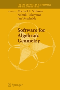 Cover image: Software for Algebraic Geometry 1st edition 9780387781334