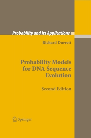 Cover image: Probability Models for DNA Sequence Evolution 2nd edition 9780387781686