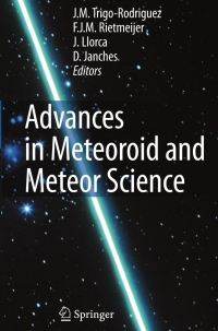 Cover image: Advances in Meteoroid and Meteor Science 1st edition 9780387784182