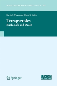 Titelbild: Tetrapyrroles 1st edition 9780387785172