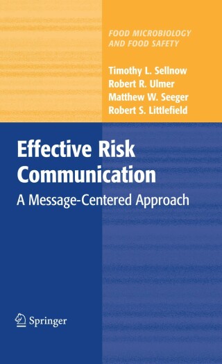 Cover image: Effective Risk Communication 9780387797267