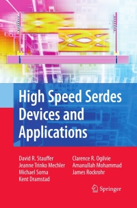 Cover image: High Speed Serdes Devices and Applications 9780387798332