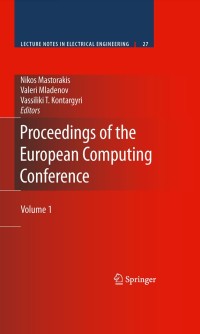 Cover image: Proceedings of the European Computing Conference 1st edition 9780387848136