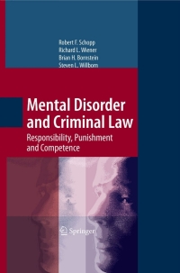 صورة الغلاف: Mental Disorder and Criminal Law 1st edition 9780387848440