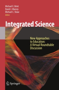 Cover image: Integrated Science 1st edition 9780387848525