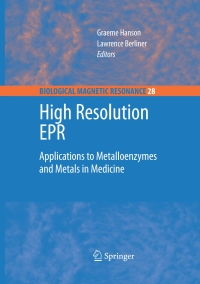 صورة الغلاف: High Resolution EPR 1st edition 9780387848563