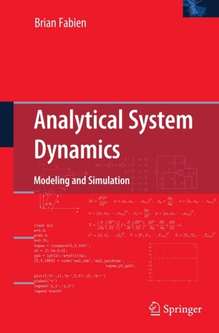 Cover image: Analytical System Dynamics 9780387856049