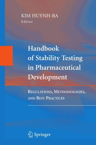 表紙画像: Handbook of Stability Testing in Pharmaceutical Development 1st edition 9780387856261
