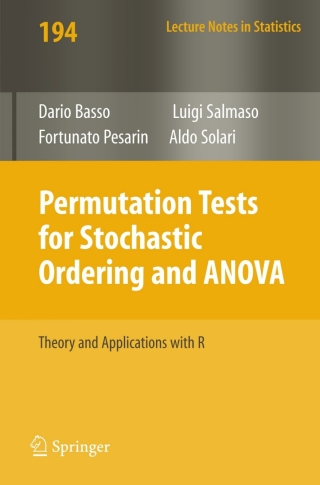 Cover image: Permutation Tests for Stochastic Ordering and ANOVA 9780387859552