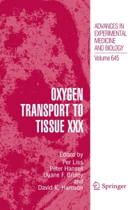 Cover image: Oxygen Transport to Tissue XXX 1st edition 9780387859972