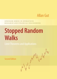 Cover image: Stopped Random Walks 2nd edition 9780387878348